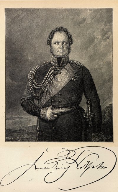 Portræt af Kong Frederik Vilhelm IV af Preussen 1795-1861. af Unbekannt