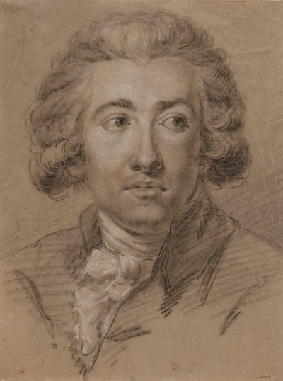 Portræt af komponisten André Ernest Modeste Grétry 1741-1813, 2. halvdel af det 18. årh. af Unbekannt