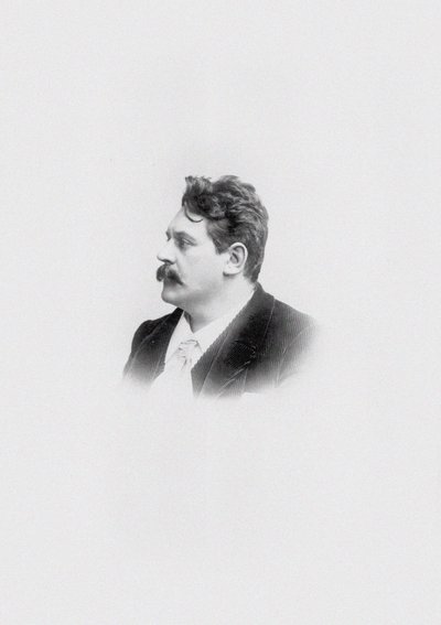Portræt af komponisten Eugen Lindner 1858-1915. af Unbekannt