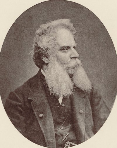 Portræt af komponisten Federico Ricci 1809-1877, ca. 1870. af Unbekannt