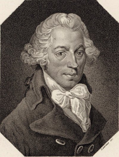 Portræt af komponisten Ignace Pleyel 1757-1831. af Unbekannt
