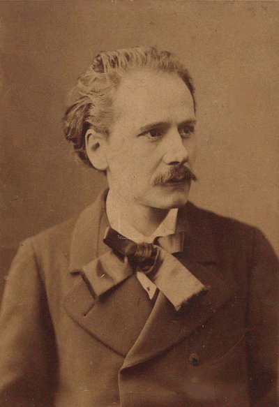 Portræt af komponisten Jules Massenet 1842-1912, ca 1885. af Unbekannt