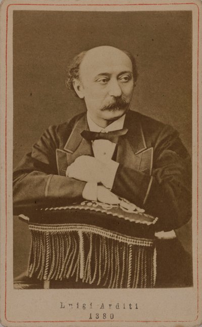 Portræt af komponisten Luigi Arditi 1822-1903, 1880. af Unbekannt