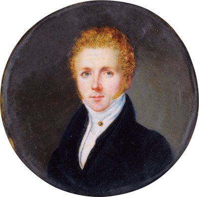 Portræt af komponisten Vincenzo Bellini 1801-1835, ca. 1830 af Unbekannt