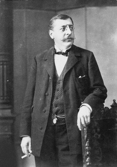 Portræt af dirigenten og komponisten Felix Mottl 1856-1911. af Unbekannt