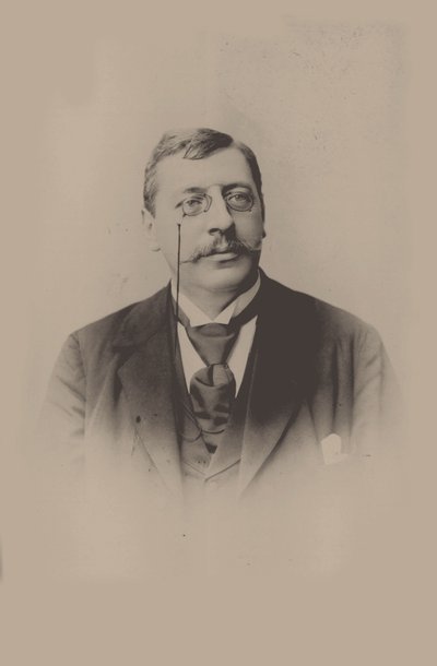 Portræt af dirigenten og komponisten Felix Mottl 1856-1911. af Unbekannt
