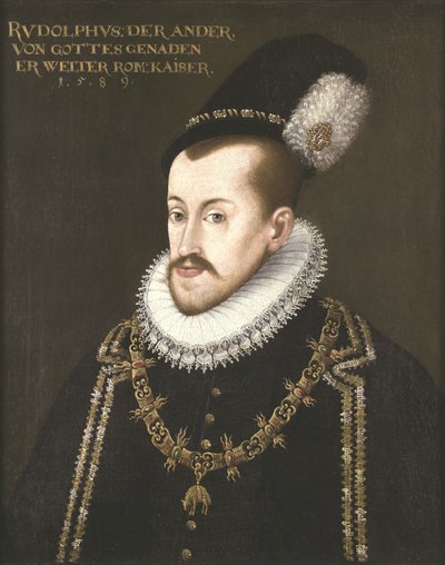 Portræt af kejser Rudolf II af Unbekannt