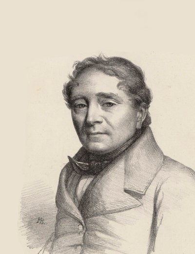 Portræt af operasangeren Louis Antoine Eléonore Ponchard 1787-1866, 1845. af Unbekannt