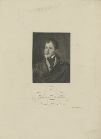 Portræt af digteren Thomas Moore 1779-1852, 1830