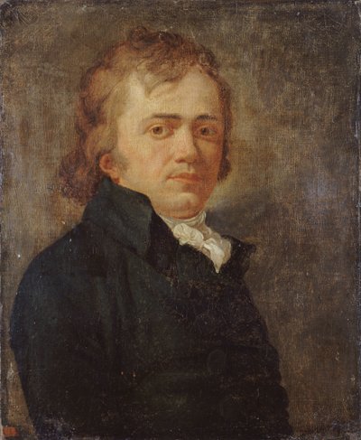 Portræt af digteren og dramatikeren Marie-Joseph Chénier 1764-1811, 1795. af Unbekannt