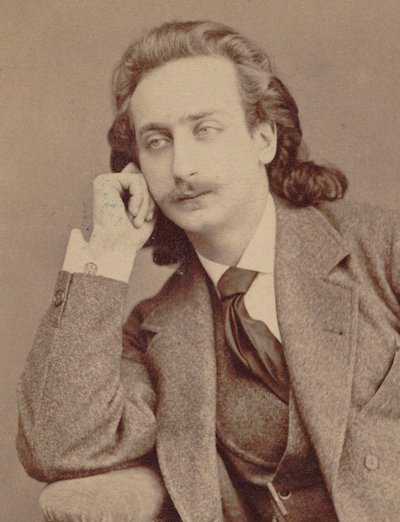 Portræt af violinisten og komponisten Henri Ketten 1848-1883. af Unbekannt