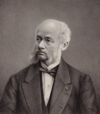 Portræt af violinisten og komponisten Henri Vieuxtemps 1820-1881, 1895. af Unbekannt