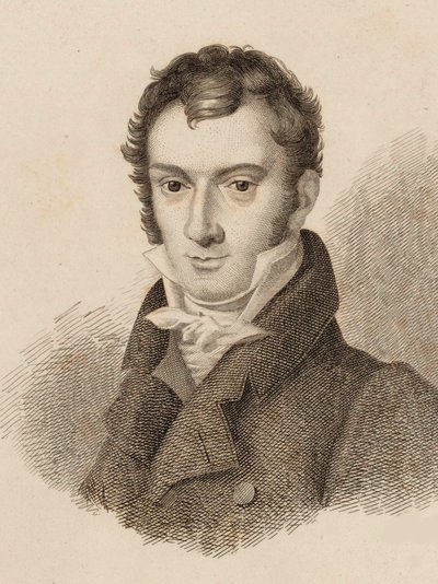 Portræt af violinisten og komponisten Josef Mayseder 1789-1863, 1824. af Unbekannt