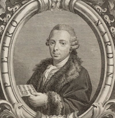 Portræt af violinisten og komponisten Pietro Nardini 1722-1793, 1782. af Unbekannt