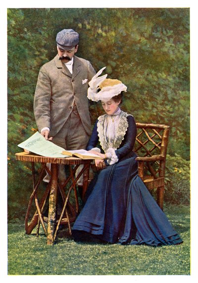 Portræt i tre farver, 1901 af Unbekannt