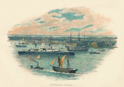 Portsmouth Havn, c1890 af Unbekannt