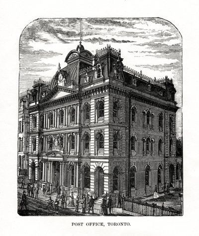 Postkontor, Toronto, Ontario, Canada, 1800-tallet af Unbekannt