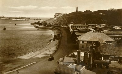 Postkontor og bugt, Aden, c1918-c1939. af Unbekannt