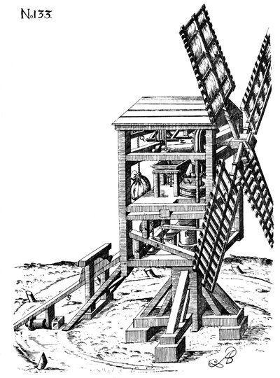 Postmølle, 1620 af Unbekannt