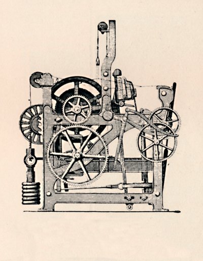 Power Loom fra siden, 1836, 1904 af Unbekannt