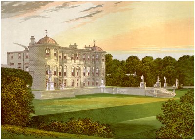 Powerscourt, County Wicklow, Irland, hjemsted for Viscount Powerscourt, c1880 af Unbekannt