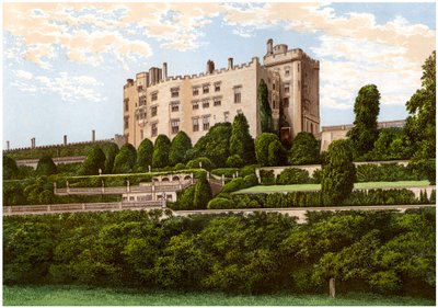 Powis Castle, Powys, Wales, hjemsted for jarlen af Powys, c1880 af Unbekannt