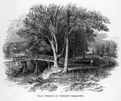 Pray Bridge i Fridley Meadows, Surrey, 1800-tallet af Unbekannt