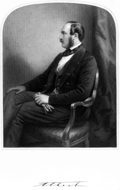 Prins Albert, konsort af dronning Victoria, c 1850-1859 af Unbekannt