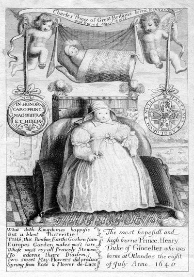 Prins Charles og Prins Henrik, sønner af kong Charles I, 1600-tallet, 1802 af Unbekannt