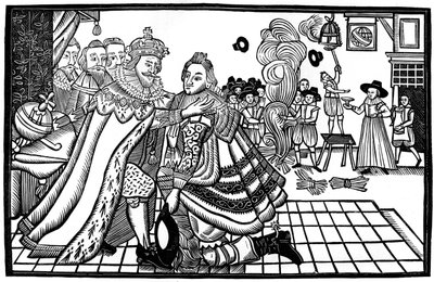 Prins Charles velkommen hjem fra Spanien, 1623, 1893 af Unbekannt
