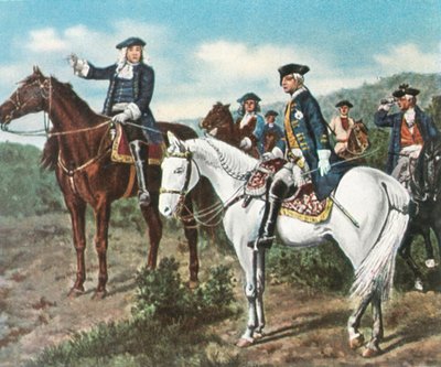 Prins Eugen og Kronprins Frederik, 1734, 1936. af Unbekannt