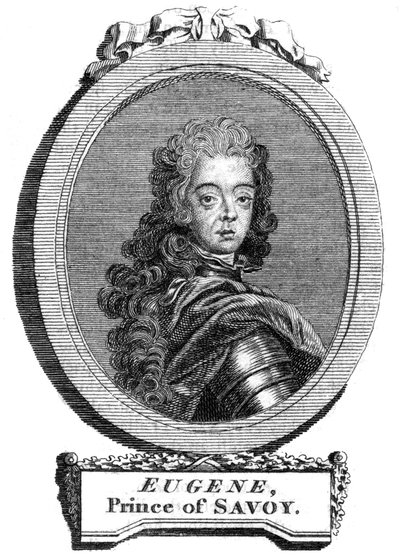 Prins Eugen af Savoyen, general i den østrigske hær af Unbekannt