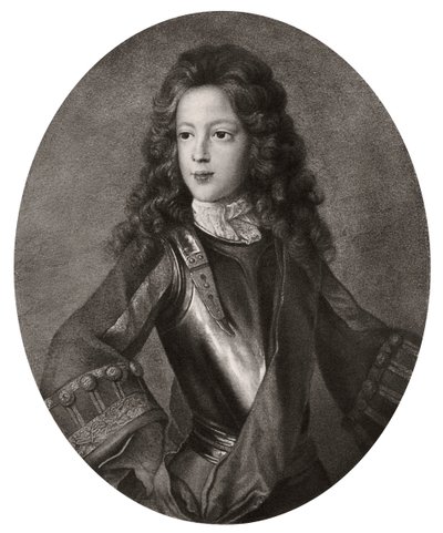 Prins James Francis Edward Stuart, den gamle prætender, c1700 1906 af Unbekannt