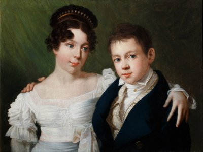 Prinsesse Alexandrine af Preussen 1803-1892 og Prins Albert af Preussen 1809-1872, 1810