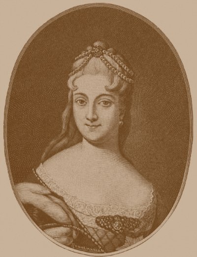 Prinsesse Ekaterina Alekseevna Dolgorukova 1712-1747 af Unbekannt