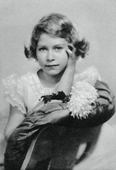 Prinsesse Elizabeth i en alder af ni, 1935, 1937 af Unbekannt