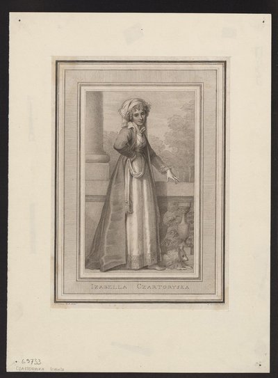 Prinsesse Izabela Czartoryska, født grevinde Fleming 1746-1835, 1700-tallet af Unbekannt