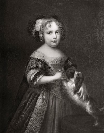 Prinsesse senere Dronning Anne, c1670-1675 1906 af Unbekannt