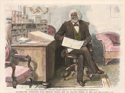 Tryk af Frederick Douglass, ca. 1879. af Unbekannt