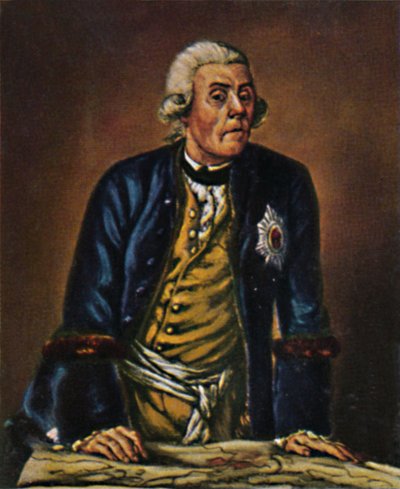 Prins Henrik af Preussen 1726-1602. - Maleri af Menzel, 1934. af Unbekannt