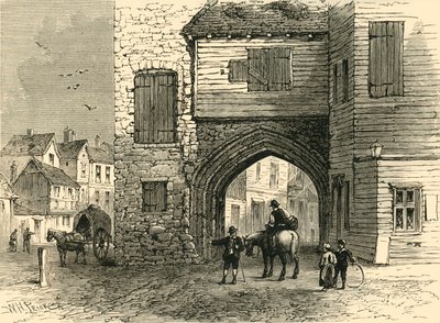 Priory of St. Mary Overy, 1700, c1878. af Unbekannt