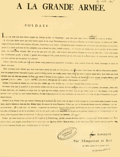 Bekendtgørelse til hæren, 13. oktober 1805, 1921. af Unbekannt