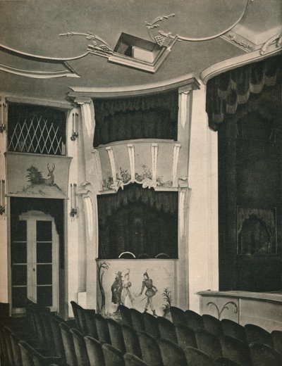 Proscenium og scenebokse i Komodie Theatre, Berlin, c1926 af Unbekannt