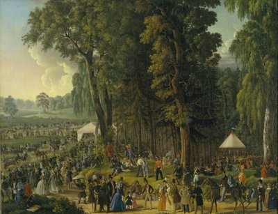 Offentlig glæde ved Maryina Roshcha i Moskva, 1840
