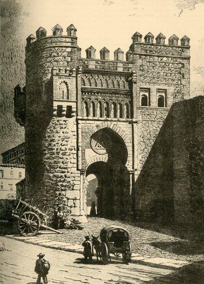 Puerta del Sol, Toledo, 1890. af Unbekannt