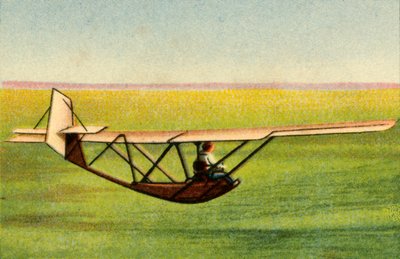 Elev i Zögling-træning af svævefly ved Rhön-Rossitten Society svæveflyveskole, Tyskland, 1932. af Unbekannt