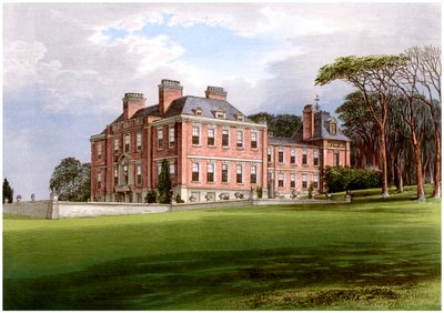 Pynes, Devon, hjemsted for Northcote-familien, c1880 af Unbekannt