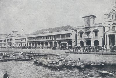 Kaj i Singapore, 1924 af Unbekannt