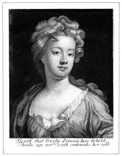 Dronning Anne 1665-1714 af Unbekannt