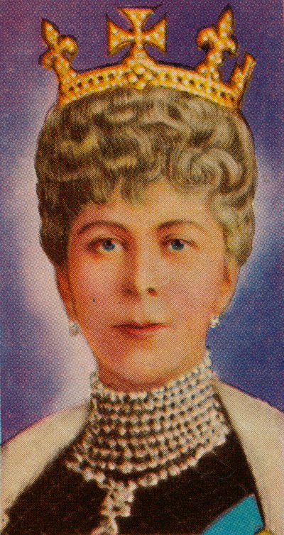 Queen Mary, konsort af kong George V, ved sin første statsåbning af parlamentet, 1911 1935 af Unbekannt